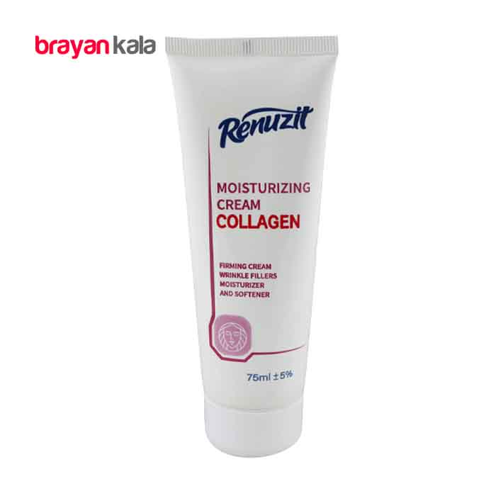 عکس اصلی کرم مرطوب کننده و نرم کننده 75 میلی لیتری رینوزیت مدل کلاژن COLLAGEN